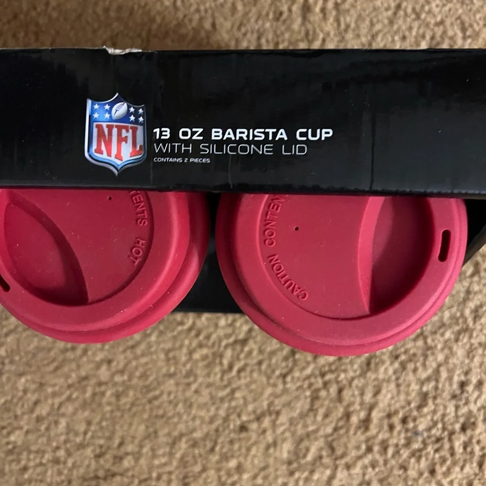NFL - Washington Commanders Barista Cup Set with Red Lid